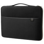 Чехол для ноутбука 15.6, HP Carry Sleeve, чер/зол, 3XD35AAABB - изображение