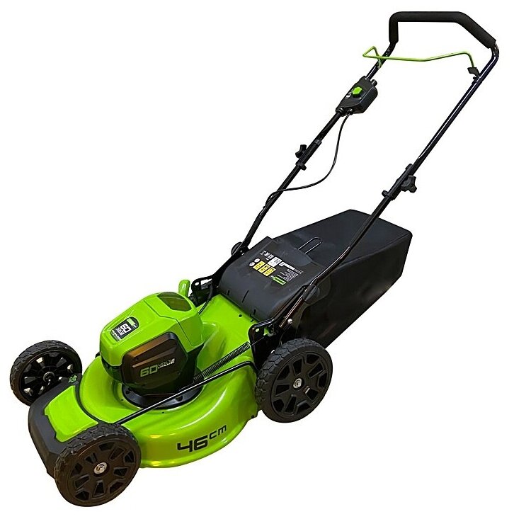 Газонокосилка Greenworks GD60LM46HPK4 2502807UB - фотография № 1