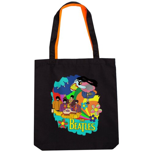 фото Сумка шоппер , фактура гладкая, черный idol merch