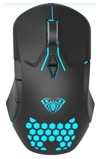 Мышь проводная AULA F809 3200 dpi USB черный