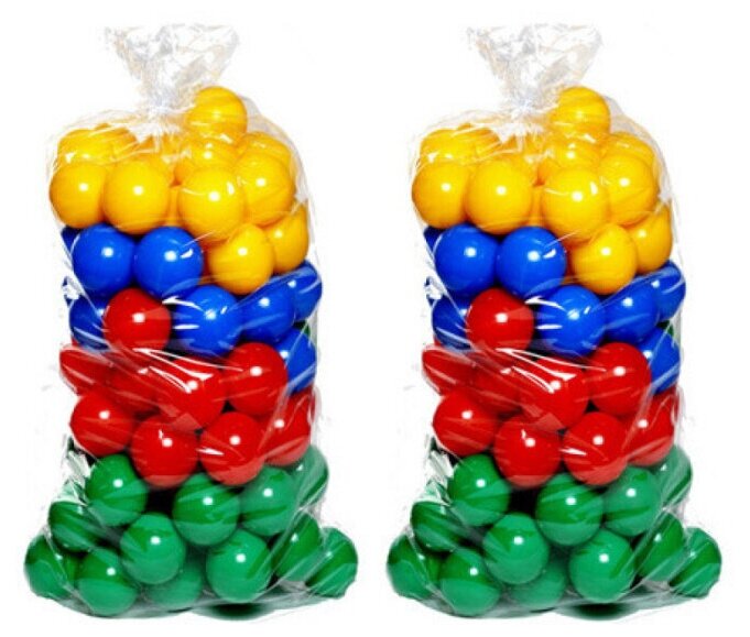 03. шарики пластиковые 10 шт. Цветные. O85 мм (Арт. И-1497) - фотография № 2