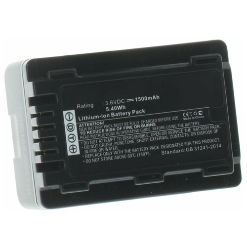 Аккумулятор iBatt iB-U1-F455 1500mAh для Panasonic HC-V770, HC-V760, HC-VXF990, HC-VX980, HC-V260, HC-V380, HC-V730, HC-VX870, HC-V710, HC-W850, HC-V270, HC-V750, HC-V510, HC-V210, HC-V530, HC-W580, HC-V230, 2pcs vw vbt380 vbt380 vw vbt190 vbt190 battery usb dual charger for panasonic hc v110 hc v130 hc v210 hc v250 hc v260