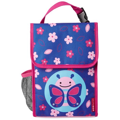 сумки для детей skip hop сумочка для ланч бокса детская единорог Школьная сумка SKIP HOP Бабочка SH 9H776710 синий/розовый