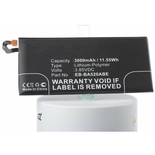 аккумулятор ibatt ib b1 m979 2000mah для samsung eb ba510abe gh43 04563a Аккумулятор iBatt iB-B1-M2702 3000mAh для Samsung EB-BA520ABE, GH43-04680A