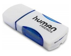 Картридер USB 2.0 CBR Human Friends Speed Rate Impulse синий