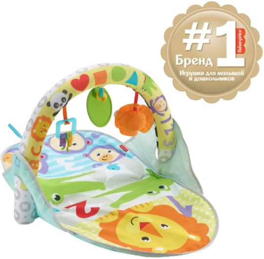 Развивающий коврик Fisher-Price 2-в-1 FXC14