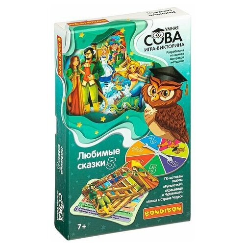 Игра-викторина Умная Сова «любимые сказки 5», BOX