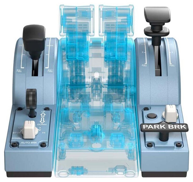 Дополнительный модульThrustmaster TCA Quadrant Add-on Airbus Edition ww рычаг тормоза закрылковПК