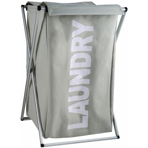 Корзина для белья FX-1023 складная 80 л цвет серый