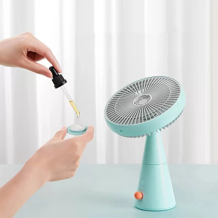 Вентилятор настольный Xiaomi LOFANS Desktop Circulation Fan (голубой) - фотография № 5