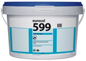 Клей Forbo Eurocol 599 для линолеума, плитки ПВХ, ковролина, резиновых покрытий. 10 кг