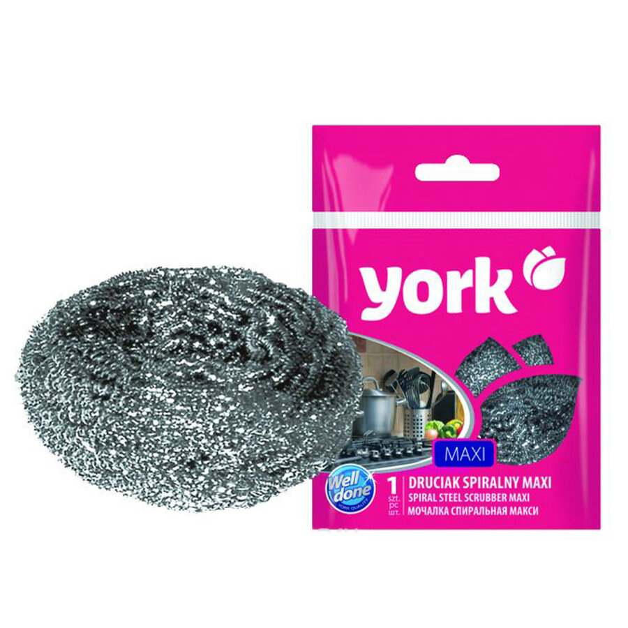 Губка из нержавеющей стали Макси York