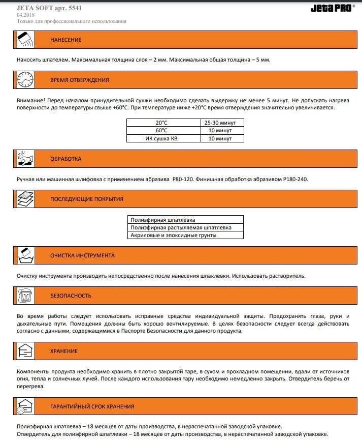 Шпатлевка наполняющая мягкая + отвердитель Jeta Pro Soft, бежевая, 0,25кг+0,08кг