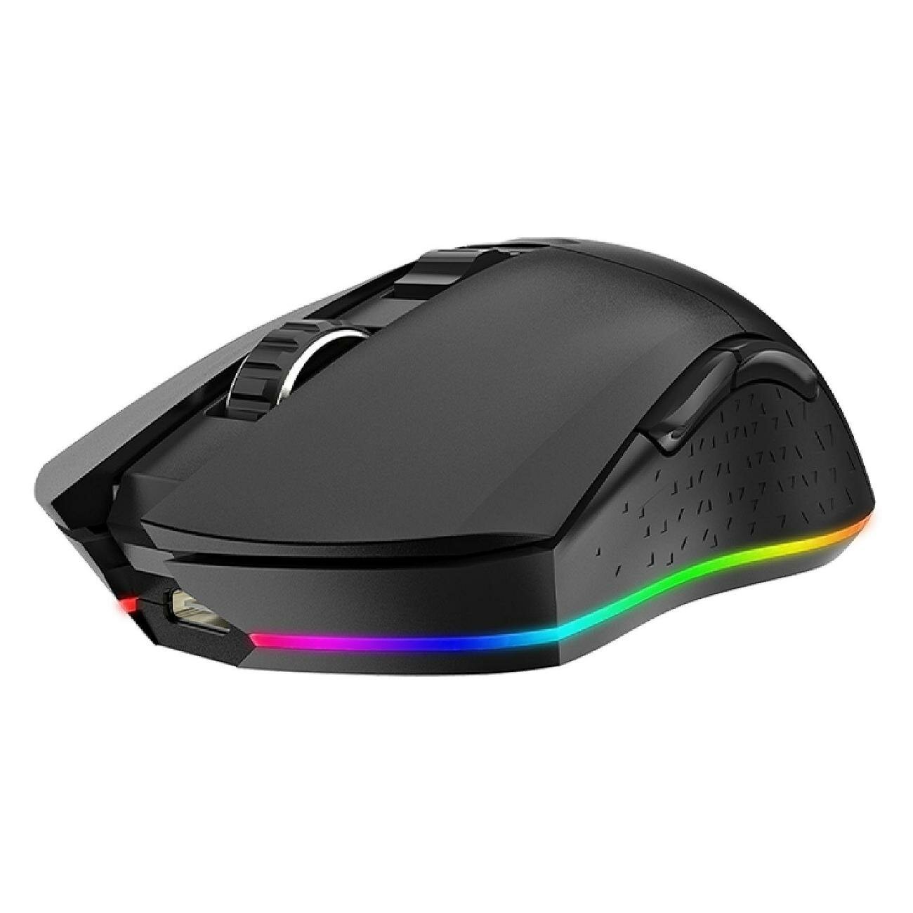 Мышь игровая беспроводная Dareu EM901 Black (черный), DPI 600-10000, подсветка RGB, подключение: проводное+2.4GHz, размер 125x67x39мм - фото №6