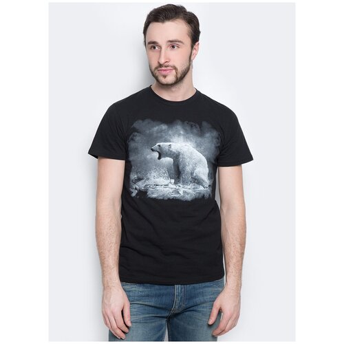 Футболка мужская 12, Todomoda, размер 46-48, черный,серый