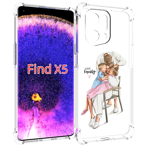 Чехол MyPads Super-family для Oppo Find X5 задняя-панель-накладка-бампер чехол mypads super family для oppo realme 2 задняя панель накладка бампер