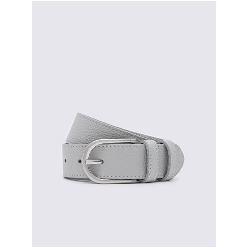 фото Ремень a.valentino, размер 95, серебряный, серый