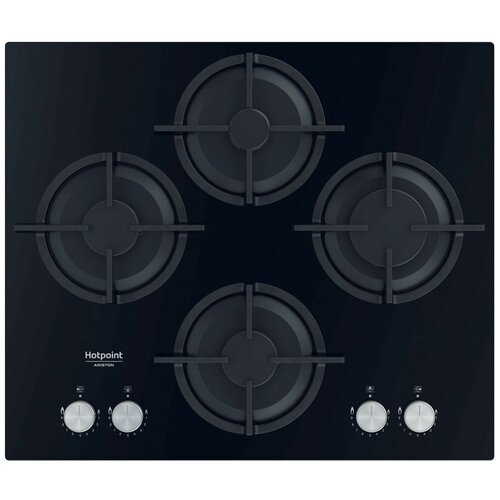 Газовая варочная поверхность Hotpoint-Ariston 4 газовые конфорки QS 61SBK 3492000₽