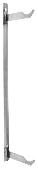 фото Кронштейн для чугунных радиаторов, двойной на планке, межосевое растояние 500 мм 4294633