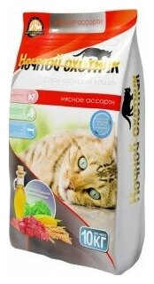 Ночной Охотник сухой для кошек Мясное ассорти 10кг Премиум - фотография № 4