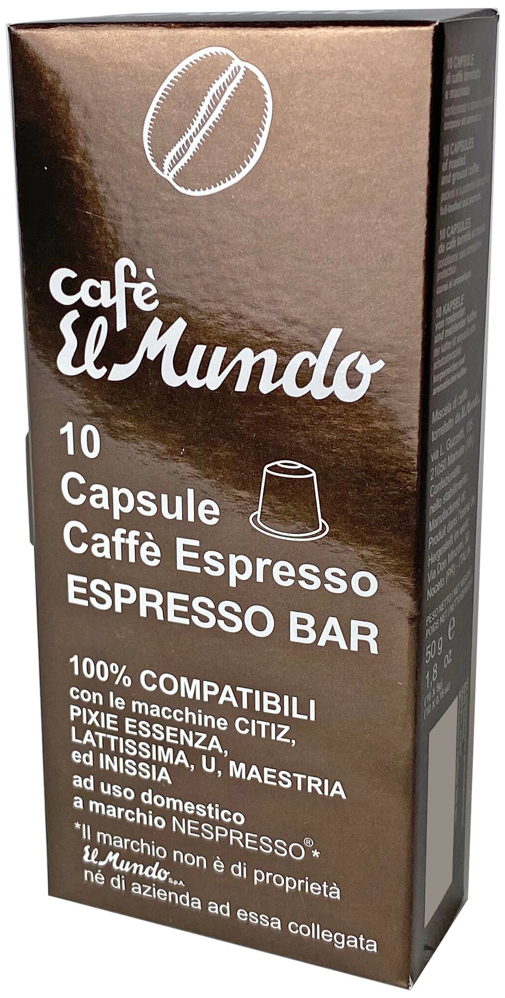 Кофе в капсулах El Mundo Espresso, 10 кап. в уп., - фотография № 2