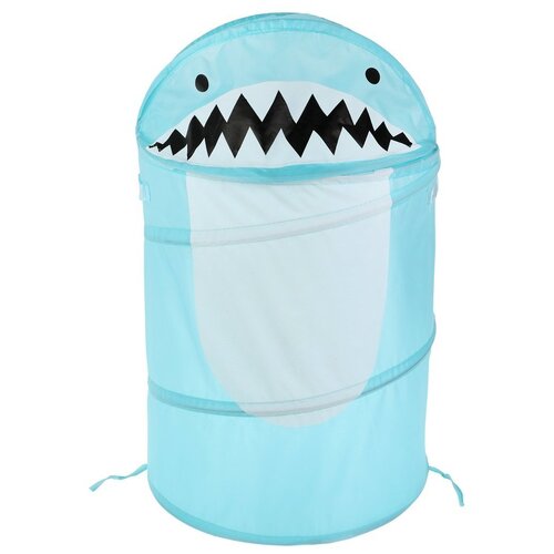 фото Корзина наша игрушка акула 38х43 см (hlj171017-4) голубой