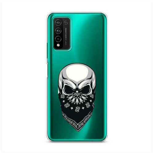 фото Силиконовый чехол "череп в маске" на honor 10x lite / хонор 10x лайт case place