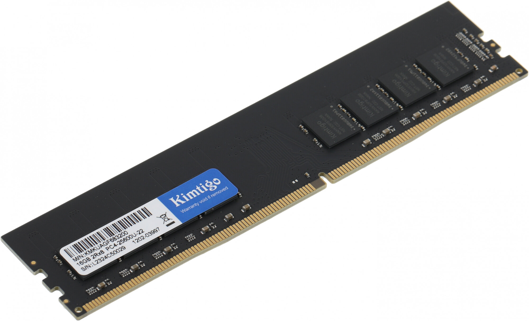 Модуль памяти DDR4 16GB KIMTIGO PC4-25600 3200MHz retail - фото №9