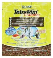 TetraMin Granules Основной корм для всех видов декоративных рыб 15г (гранулы)
