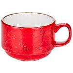 Чашка чайная «Крафт», 0,225 л красный, фарфор, 11340217, Steelite - изображение