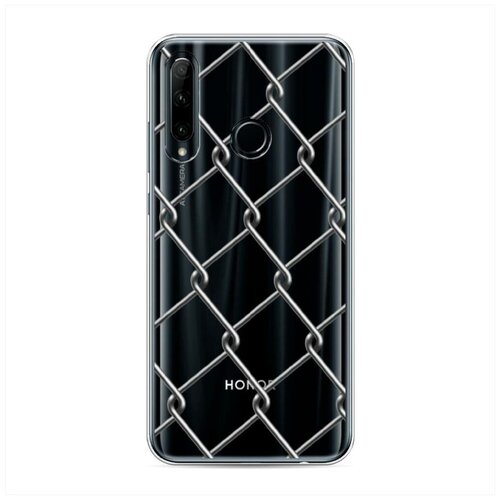 фото Силиконовый чехол "сетка" на honor 20e / хонор 20е case place