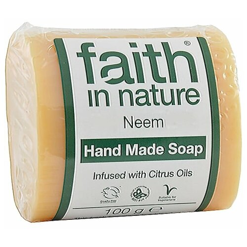 Туалетное мыло ручной работы тонизирующее Ним, 100г