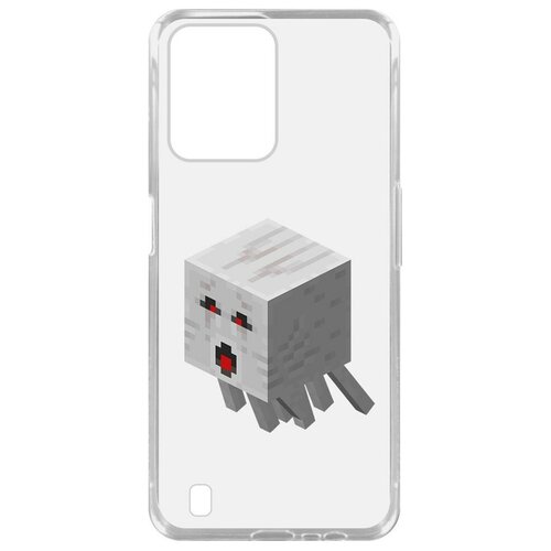 Силиконовый чехол / накладка / бампер Minecraft-Гаст для Realme C31 чехол накладка krutoff soft case шорты женские для realme c31 черный