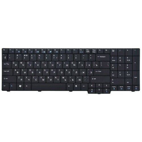 Клавиатура для Acer Extensa 5635ZG, 5235, 5635, 5635G, eMachines E728, E528, Acer Aspire 7720G, 8930G, 7720, 7520, 5735Z, 8530G, 7520G и др. черная клавиатура keyboard для ноутбука acer aspire acer extensa machines fujitsu lifebook черная гор enter zeepdeep nsk afr0r