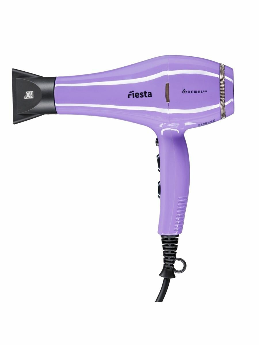 Фен для волос DEWAL PRO для волос 2600 Вт FIESTA Lavender (фиолетовый)