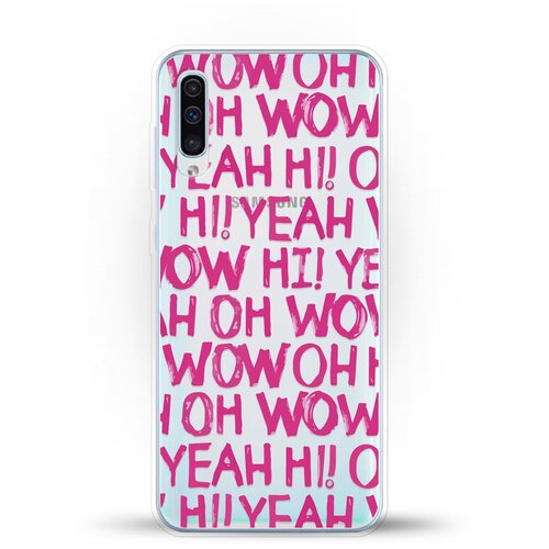 Силиконовый чехол Oh yeah на Samsung Galaxy A50 силиконовый чехол oh yes tropical на samsung galaxy note 8 самсунг галакси нот 8