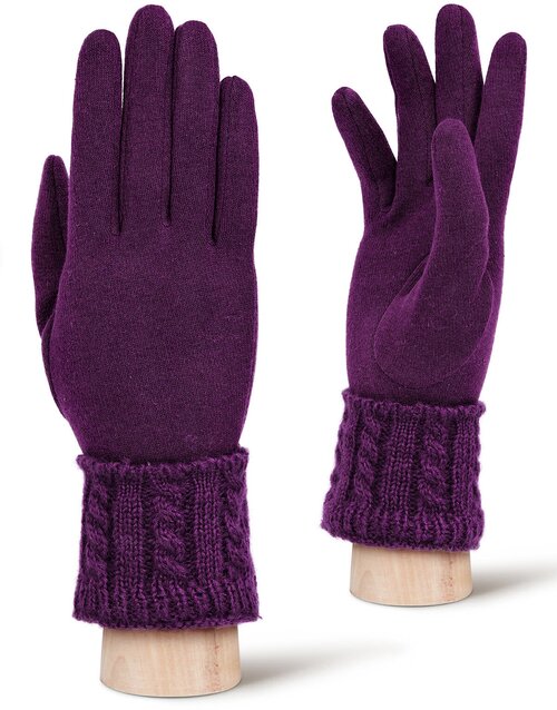 Перчатки LABBRA зимние, подкладка, размер OS, фиолетовый