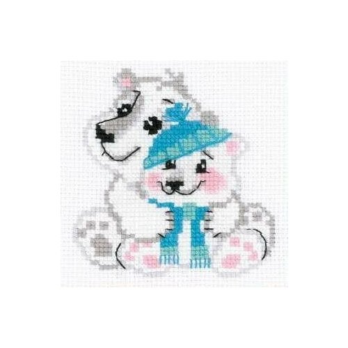 фото Набор для вышивания риолис "младший брат", 15x15см