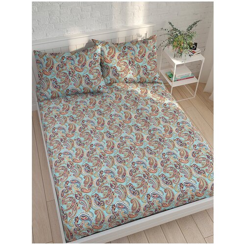 фото Простыня на резинке сказка "восточная сказка", 90х200x26 см