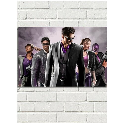 Картина по номерам Игра SAINTS ROW - 8976 Г 60x40