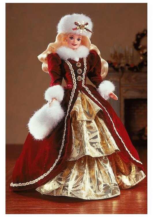 Кукла BARBIE Happy Holidays (Барби счастливых праздников блондинка)