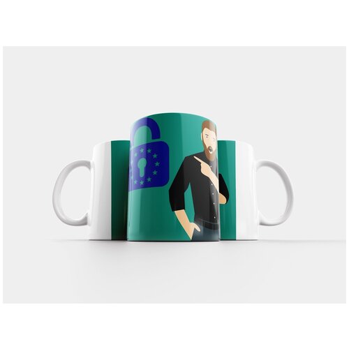 фото Кружка "gdpr, безопасность, данные" 320 мл lotsprints