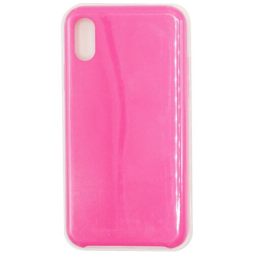 фото Чехол для iphone x/xs (силиконовый) розовый anycase