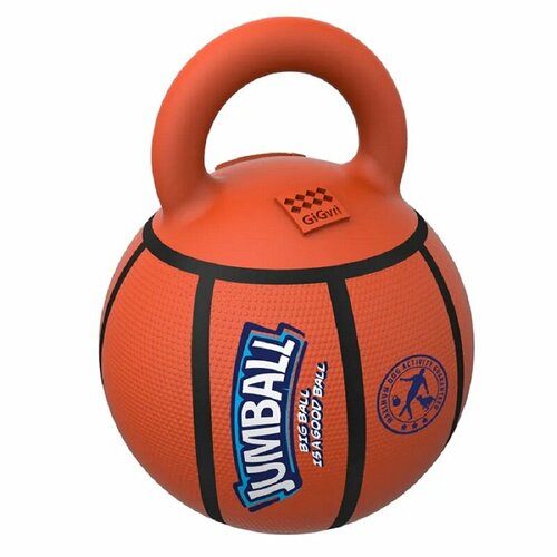 Игрушка для собак GiGwi Джамболл-баскетболл gigwi игрушка для собак крупных пород джамболл 26 см фиолетово желтый 2 шт
