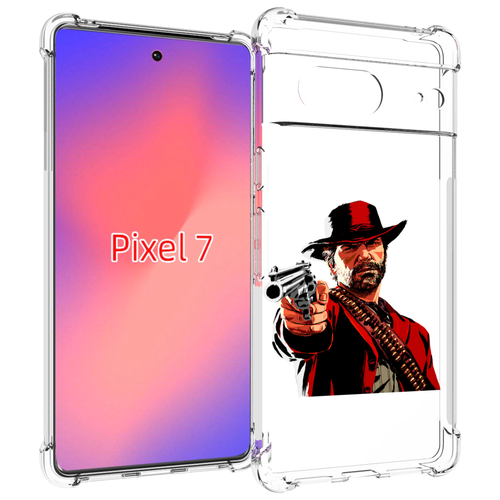 Чехол MyPads Red-Dead-Redemption-2-РДР-2 для Google Pixel 7 задняя-панель-накладка-бампер чехол mypads red dead redemption 2 рдр 2 для zte nubia red magic 7 задняя панель накладка бампер