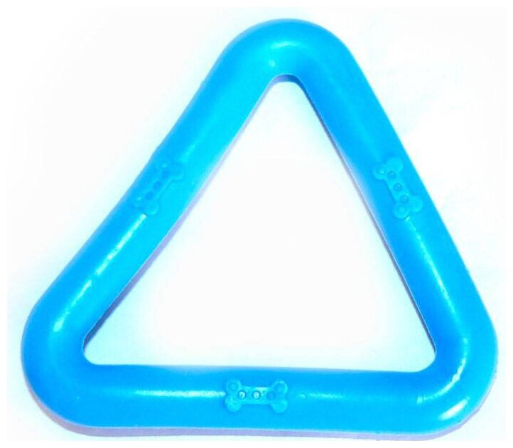Pet Line игрушка резиновая "Треугольник", 7.5 см