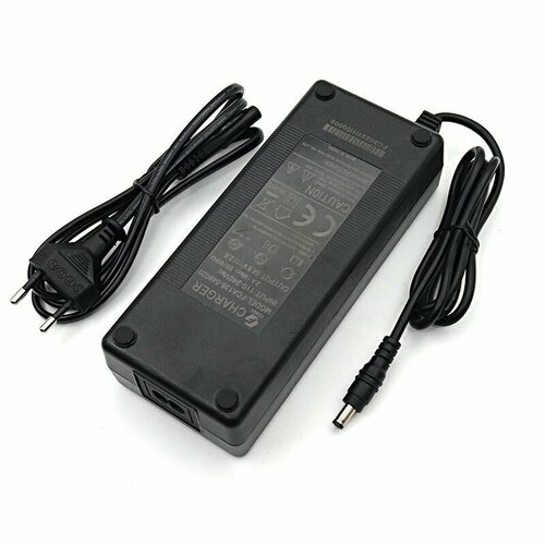 фото Зарядное устройство для электросамоката kugoo g2 pro, c1, с1 plus, c1 pro, v1 48v (54.6v, 2a) нет бренда