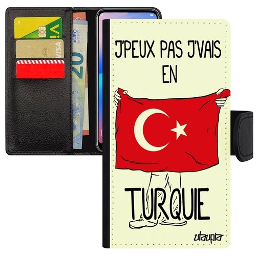 фото Защитный чехол-книжка на телефон // iphone 8 // "еду в турцию" государственный патриот, utaupia, белый