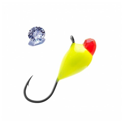 Мормышка вольфрамовая Lumicom КУ d7.0 обмазка 5 шт