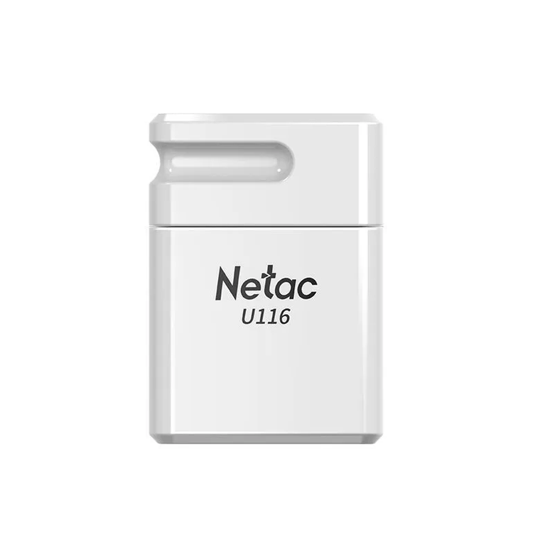 Накопитель USB 2.0 4Гб Netac U116 (NT03U116N-004G-20WH) белый